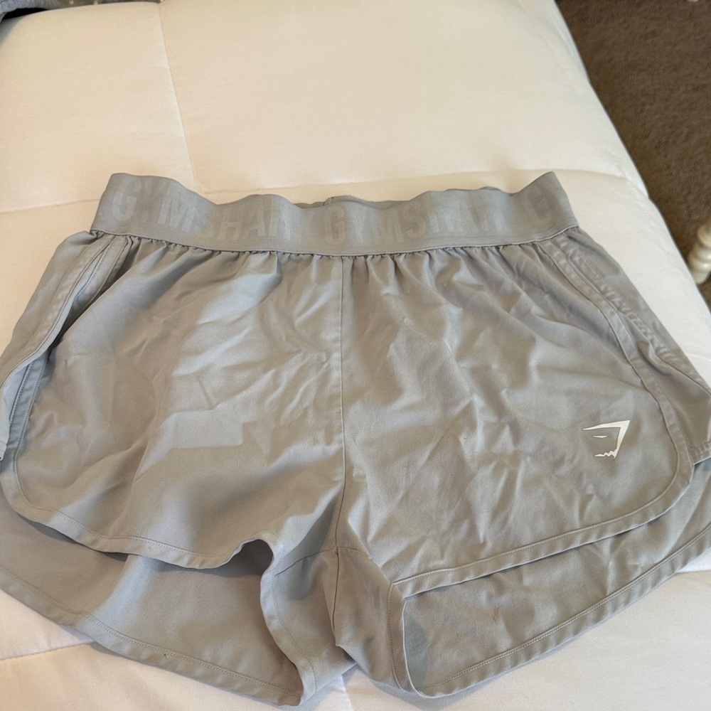 Gymshark Light Gray Women's Athletic Shorts